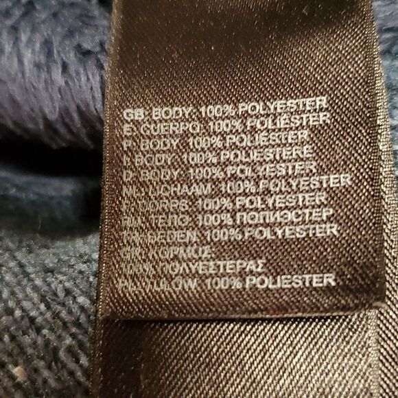 The North Face Crescent Raschel Full Zip Jacket Shady‎ Blue Heather Size Small - Picture 6 of 11